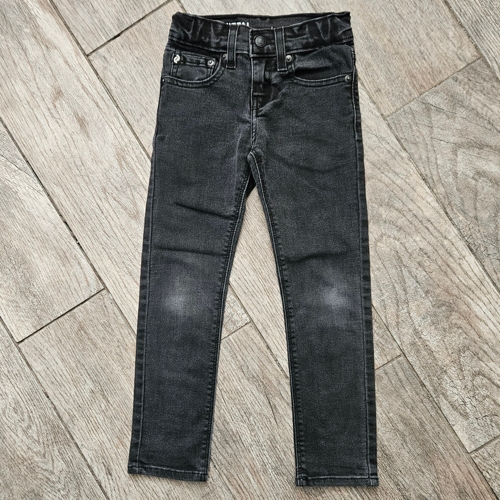 Denizen by Levi's 216 Skinny Fit Black Denim Jeans Size 6R